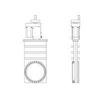 Шиберный затвор KYKY CCD-80A